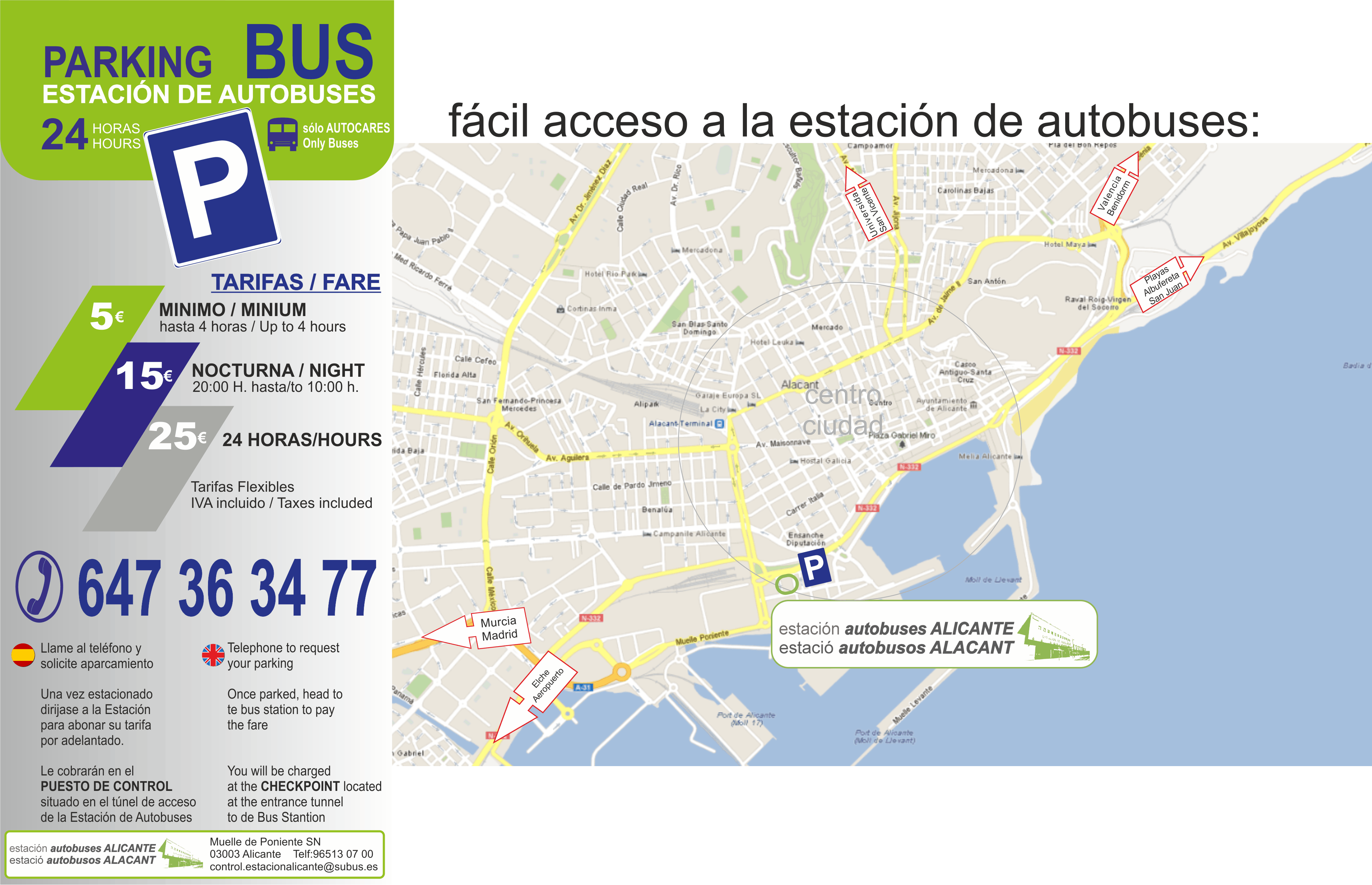 Parking para autobuses